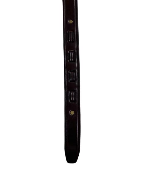 TORY LEATHER（トリーレザー）TORY LEATHER (トリーレザー) Nickel Hoof Pick Belt ブラウン サイズ:32の古着・服飾アイテム
