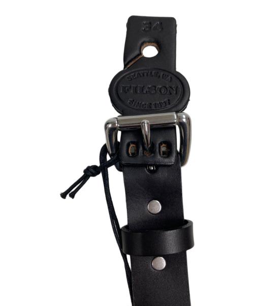 FILSON（フィルソン）FILSON (フィルソン) 1-1/4 BRIDLE LEATHER BELT ブラック 未使用品の古着・服飾アイテム