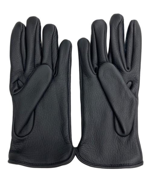 VANSON（バンソン）VANSON (バンソン) レザーグローブ ブラックの古着・服飾アイテム