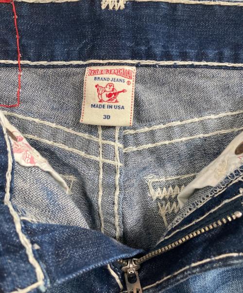 TRUE RELIGION（トゥルー レリジョン）TRUE RELIGION (トゥルー レリジョン) JOEY SUPER T ネイビー サイズ:W34の古着・服飾アイテム