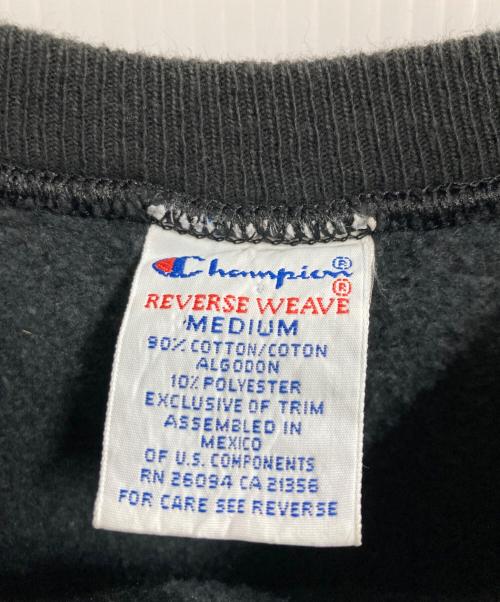 Champion REVERSE WEAVE（チャンピオン リバース ウィーブ）Champion REVERSE WEAVE (チャンピオン リバース ウィーブ) リバースウィーブスウェット ブラック サイズ:Mの古着・服飾アイテム