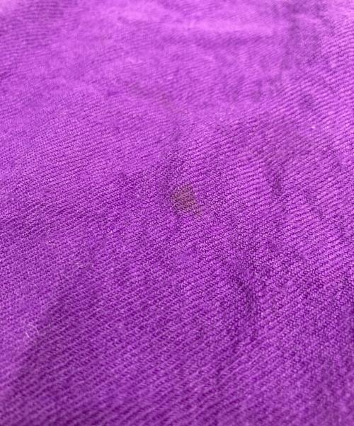 TAO COMME des GARCONS（タオ コムデギャルソン）TAO COMME des GARCONS (タオ コムデギャルソン) 後染め縮絨カシミア混合ウールストール パープルの古着・服飾アイテム