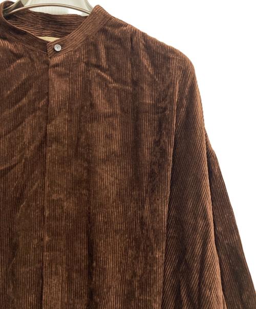 SUZUKI TAKAYUKI（スズキタカユキ）SUZUKI TAKAYUKI (スズキタカユキ) over blouse Ⅱ ブラウン サイズ:表記無し（実寸サイズをご参照下さい）の古着・服飾アイテム