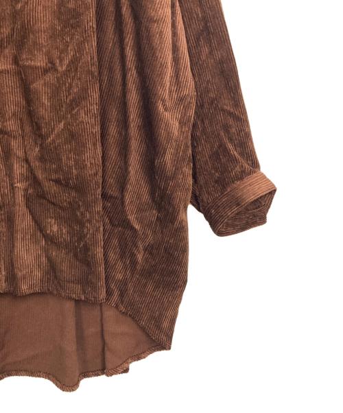 SUZUKI TAKAYUKI（スズキタカユキ）SUZUKI TAKAYUKI (スズキタカユキ) over blouse Ⅱ ブラウン サイズ:表記無し（実寸サイズをご参照下さい）の古着・服飾アイテム