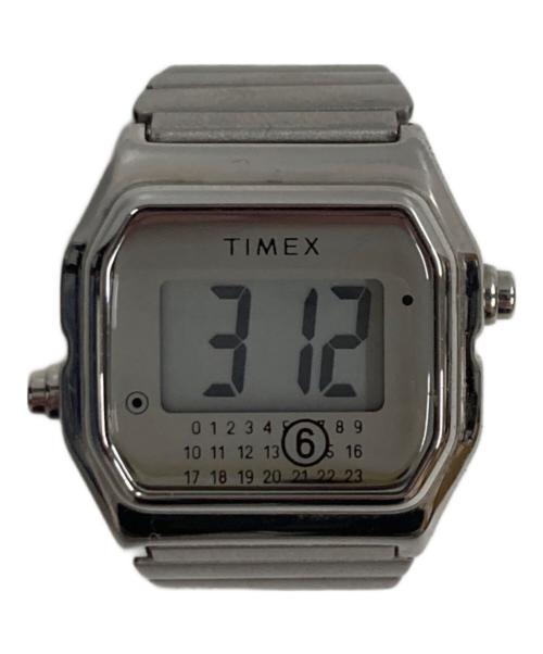 MM6 Maison Margiela（エムエムシックスメゾンマルジェラ）MM6 Maison Margiela (エムエムシックスメゾンマルジェラ) TIMEX (タイメックス) T80 リングウォッチ シルバー サイズ:２１号の古着・服飾アイテム