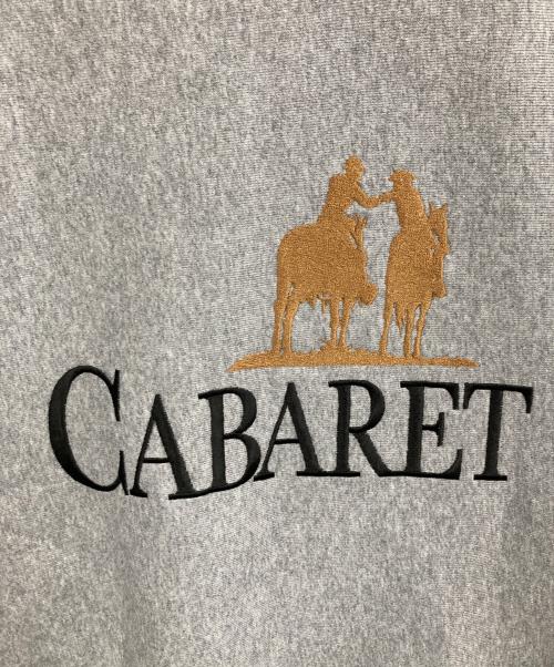 Cabaret Poval（キャバレーポバール）cabaret poval (キャバレーポバール) 刺繍スウェット グレー サイズ:Lの古着・服飾アイテム
