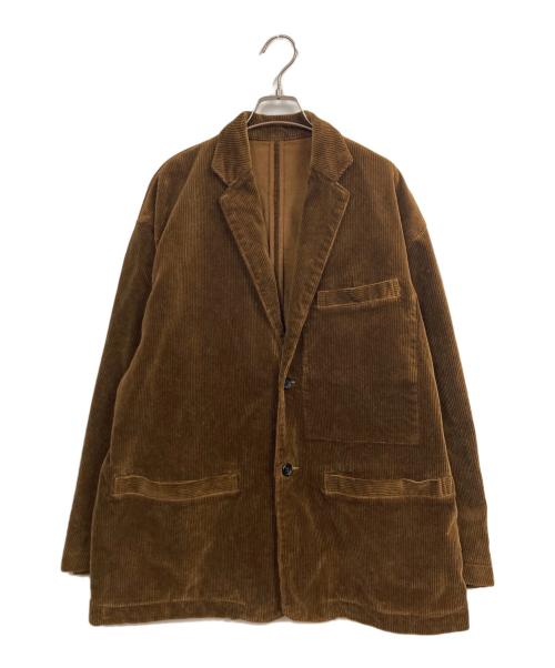 Porter Classic（ポータークラシック）Porter Classic (ポータークラシック) CORDUROY CLASSIC JACKET 2019 ブラウン サイズ:Ｌの古着・服飾アイテム