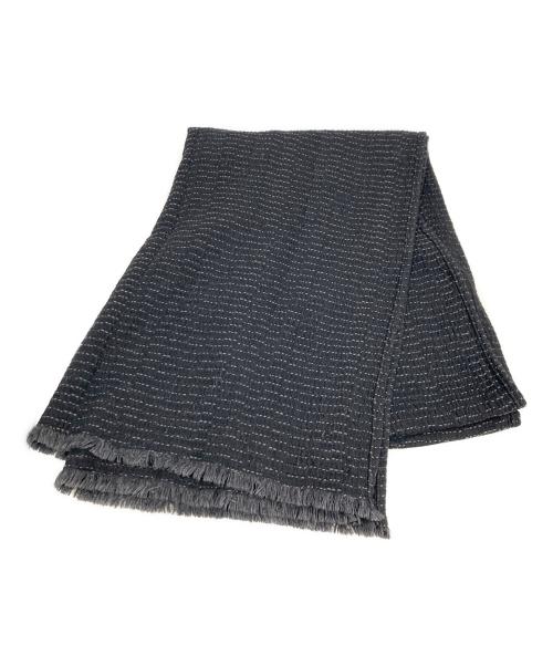 Porter Classic（ポータークラシック）Porter Classic (ポータークラシック) SASHIKO LIGHT STOLE ブラックの古着・服飾アイテム