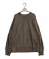 ANCELLM（アンセルム）の古着「DYED DAMAGE SWEAT SHIRT」｜F.BLACK