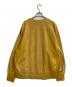 ANCELLM (アンセルム) DYED DAMAGE SWEAT SHIRT イエロー サイズ:2：16000円