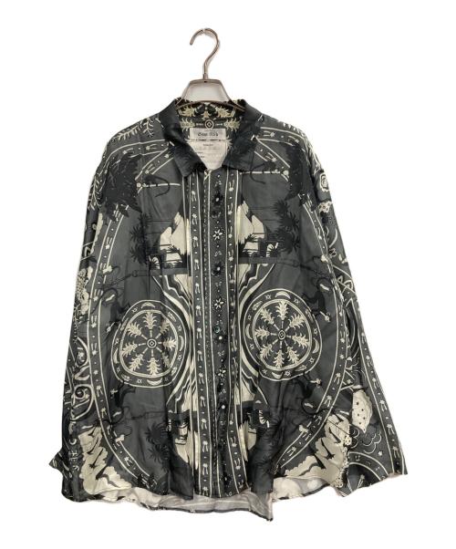 sean nish（ショーンニッシュ）SEAN NISH (ショーンニッシュ) PRINT OPEN SHIRTS グレー サイズ:表記無し（実寸サイズをご参照下さい）の古着・服飾アイテム
