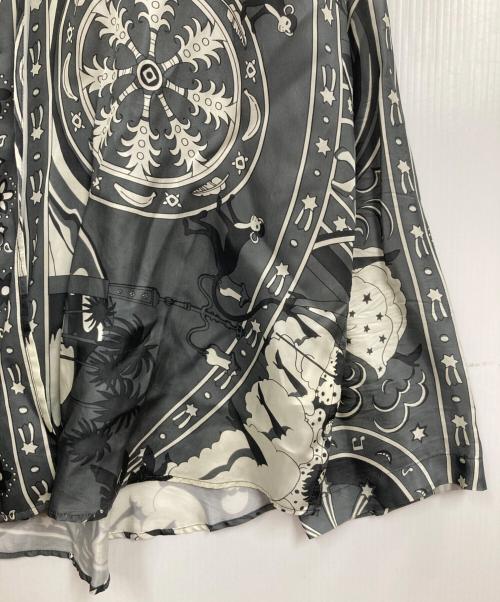 sean nish（ショーンニッシュ）SEAN NISH (ショーンニッシュ) PRINT OPEN SHIRTS グレー サイズ:表記無し（実寸サイズをご参照下さい）の古着・服飾アイテム