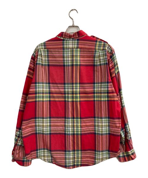 POLO RALPH LAUREN（ポロ・ラルフローレン）POLO RALPH LAUREN (ポロ・ラルフローレン) マルチパターンチェックシャツ レッド サイズ:XXLの古着・服飾アイテム