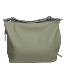 ear PAPILLONNER（イアパピヨネ）の古着「樹脂パーツワンハンドルバッグ」｜ミント