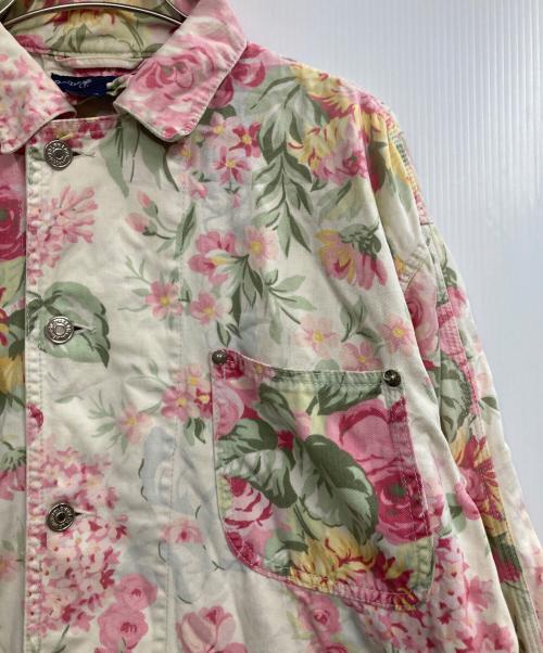 RALPH LAUREN（ラルフローレン）RALPH LAUREN (ラルフローレン) フローラルプリントカバーオール ピンク サイズ:Sの古着・服飾アイテム