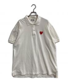 PLAY COMME des GARCONS（プレイコムデギャルソン）の古着「ポロシャツ」｜ホワイト