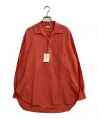 ULTERIORアルテリア）の古着「C/S PARACHUTE CLOTH PO SHIRT」｜AKANE RED