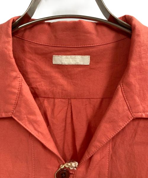 ULTERIOR（アルテリア）ULTERIOR (アルテリア) C/S PARACHUTE CLOTH PO SHIRT AKANE RED サイズ:3の古着・服飾アイテム