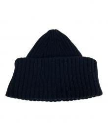 BATONER（バトナ―）の古着「SOLID WOOL SHORT CAP」｜ブラック