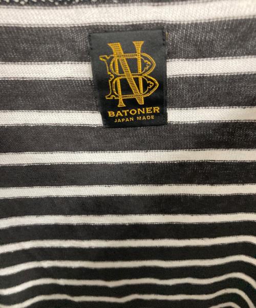 BATONER（バトナ―）BATONER (バトナ―) COTTON LINEN HIGH TWIST BASQUE SHIRT L/S ブラック サイズ:2の古着・服飾アイテム