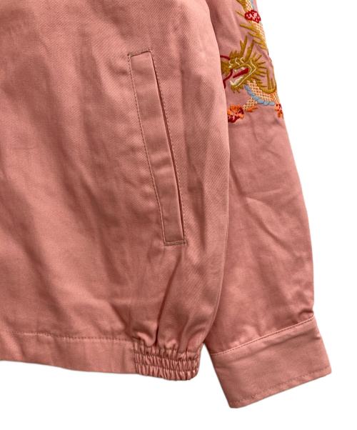 HOUSTON（ヒューストン）HOUSTON (ヒューストン) コットンベトナムジャケット ピンク サイズ:Mの古着・服飾アイテム