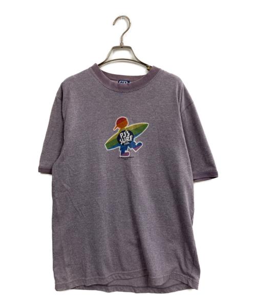 PJ's Surf（ピージェーズサーフ）PJ's Surf (ピージェーズサーフ) プリントTシャツ パープル サイズ:Lの古着・服飾アイテム