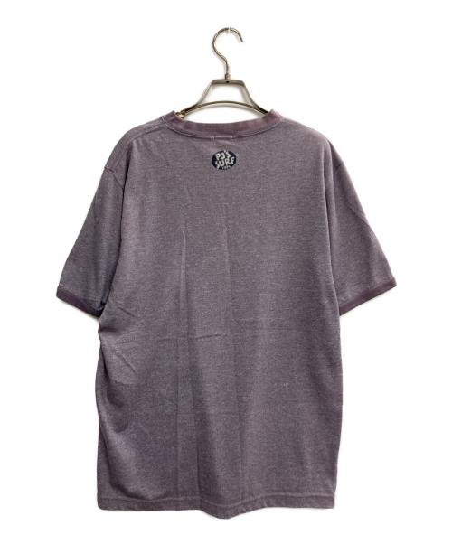 PJ's Surf（ピージェーズサーフ）PJ's Surf (ピージェーズサーフ) プリントTシャツ パープル サイズ:Lの古着・服飾アイテム