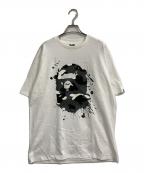 A BATHING APEアベイシングエイプ）の古着「カモフラTシャツ」｜ホワイト
