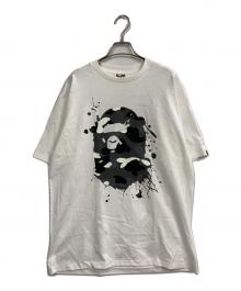 A BATHING APE（アベイシングエイプ）の古着「カモフラTシャツ」｜ホワイト