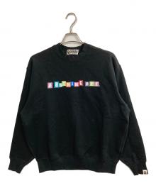 A BATHING APE（アベイシングエイプ）の古着「プリントスウェット」｜ブラック