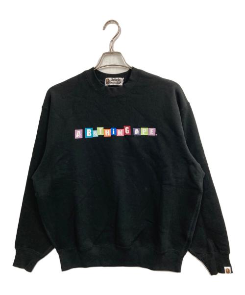 A BATHING APE（アベイシングエイプ）A BATHING APE (アベイシングエイプ) プリントスウェット ブラック サイズ:Sの古着・服飾アイテム
