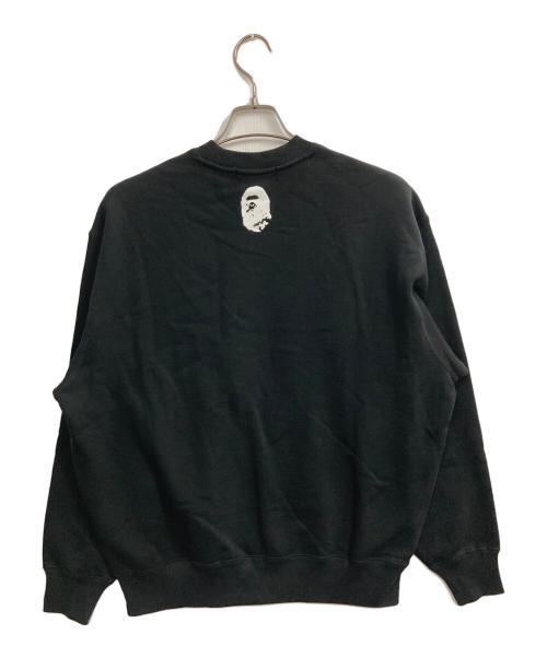 A BATHING APE（アベイシングエイプ）A BATHING APE (アベイシングエイプ) プリントスウェット ブラック サイズ:Sの古着・服飾アイテム