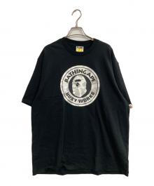 A BATHING APE（アベイシングエイプ）の古着「フロントロゴTシャツ」｜ブラック