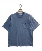 A BATHING APEアベイシングエイプ）の古着「パッチTシャツ」｜スカイブルー