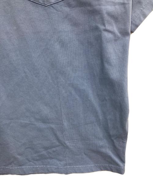 A BATHING APE（アベイシングエイプ）A BATHING APE (アベイシングエイプ) パッチTシャツ スカイブルー サイズ:Lの古着・服飾アイテム