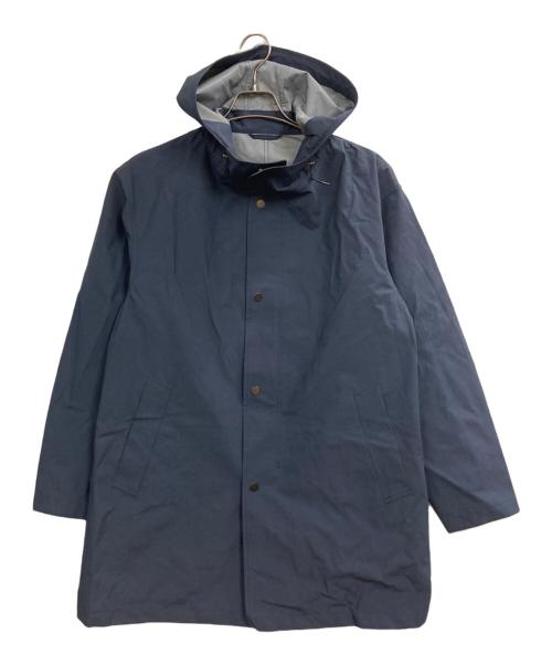 green label relaxing（グリーンレーベルリラクシング）green label relaxing (グリーンレーベルリラクシング) 3レイヤー撥水フードコート ブルー サイズ:Mの古着・服飾アイテム