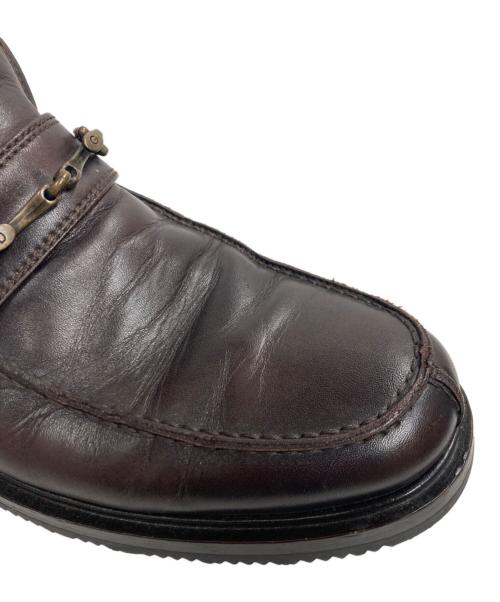 DOLCE & GABBANA（ドルチェ＆ガッバーナ）DOLCE & GABBANA (ドルチェ＆ガッバーナ) ビットローファー ブラウン サイズ:6の古着・服飾アイテム