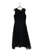 GRACE CLASSグレースクラス）の古着「ノースリーブレースワンピース」｜ブラック