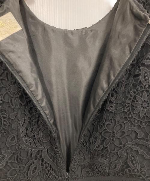 GRACE CLASS（グレースクラス）GRACE CLASS (グレースクラス) ノースリーブレースワンピース ブラック サイズ:38の古着・服飾アイテム