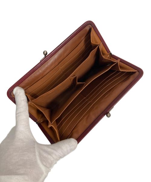 genten（ゲンテン）genten (ゲンテン) カッティング長財布 ブラウンの古着・服飾アイテム