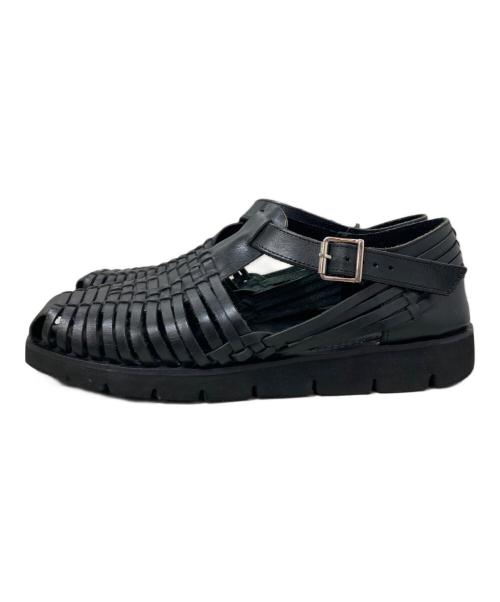 STEVEN ALAN（スティーブンアラン）STEVEN ALAN (スティーブンアラン) GURKHA LEATHER SANDALS ブラック サイズ:43の古着・服飾アイテム