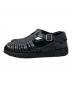 STEVEN ALAN (スティーブンアラン) GURKHA LEATHER SANDALS ブラック サイズ:43：6000円