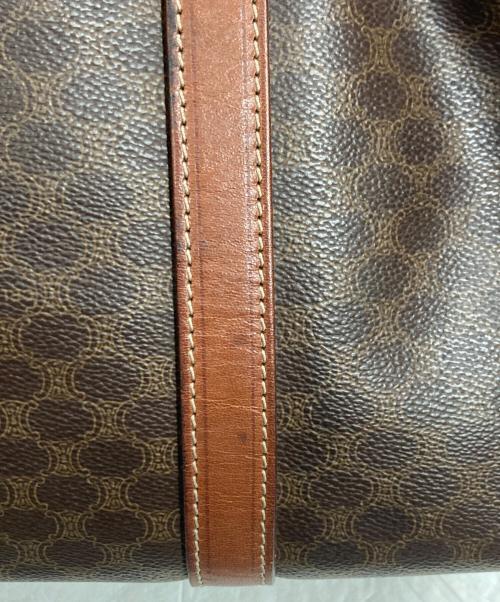 CELINE（セリーヌ）CELINE (セリーヌ) マカダムハンドバッグ ベージュの古着・服飾アイテム