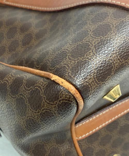 CELINE（セリーヌ）CELINE (セリーヌ) マカダムハンドバッグ ベージュの古着・服飾アイテム