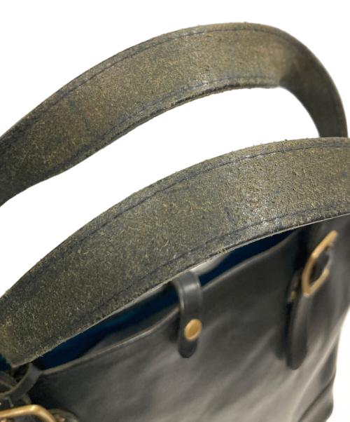 tandey（タンデイ）TANDEY (タンデイ) レザートートバッグ ブラックの古着・服飾アイテム