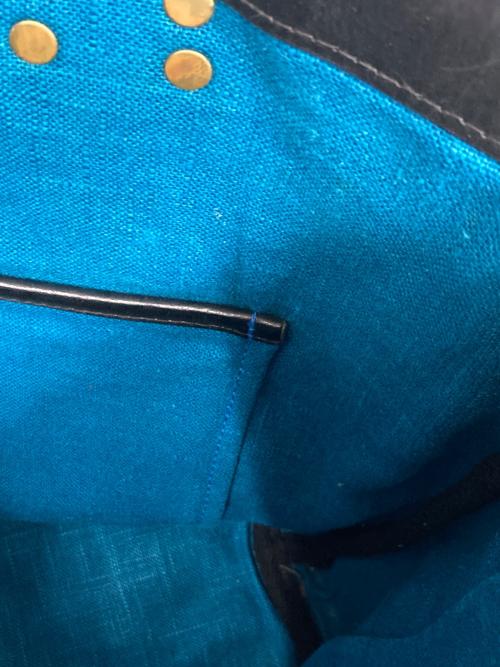 tandey（タンデイ）TANDEY (タンデイ) レザートートバッグ ブラックの古着・服飾アイテム