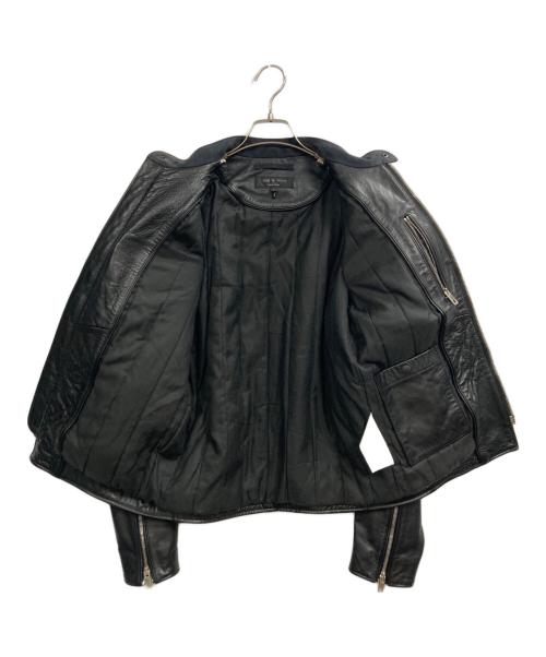 rag&bone（ラグアンドボーン）rag&bone (ラグアンドボーン) シングルライダースジャケット ブラック サイズ:36の古着・服飾アイテム
