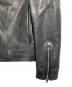 中古・古着 rag&bone (ラグアンドボーン) シングルライダースジャケット ブラック サイズ:36：18000円