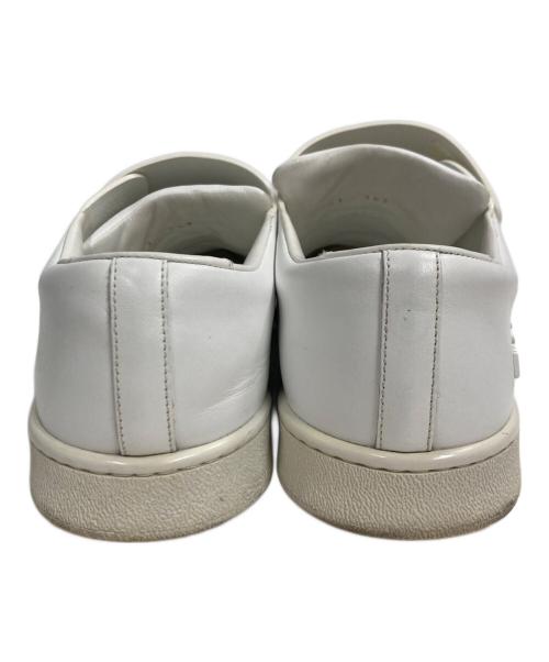 Acne studios（アクネ ストゥディオズ）ACNE STUDIOS (アクネ ストゥディオズ) Triple Loベルクロローカットスニーカー ホワイト サイズ:41の古着・服飾アイテム