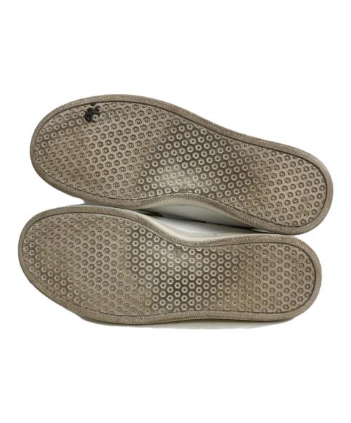 Acne studios（アクネ ストゥディオズ）ACNE STUDIOS (アクネ ストゥディオズ) Triple Loベルクロローカットスニーカー ホワイト サイズ:41の古着・服飾アイテム